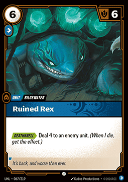 Ruined Rex UNL-067 Common Near Mint Englisch Foil