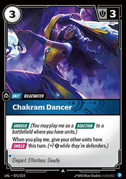 Chakram Dancer UNL-071 Uncommon Near Mint Englisch Foil