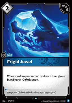 Frigid Jewel UNL-074 Uncommon NM Englisch Foil