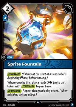 Sprite Fountain UNL-078 Uncommon NM Englisch Foil