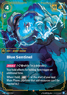 Blue Sentinel (V.1) UNL-087 Epic Excellent Englisch Foil