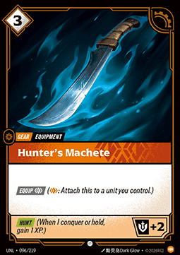Hunter's Machete UNL-096 Common Near Mint Englisch Foil