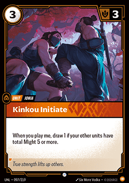 Kinkou Initiate UNL-097 Common Near Mint Englisch Foil