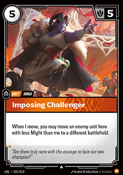 Imposing Challenger UNL-105 Uncommon Near Mint Englisch Foil