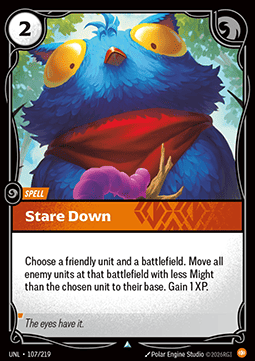 Stare Down UNL-107 Uncommon NM Englisch Foil