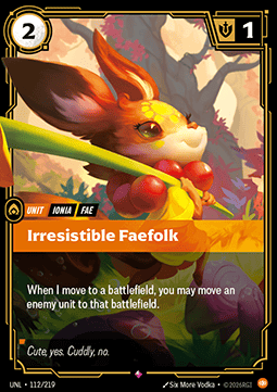 Irresistible Faefolk UNL-112 Rare NM Englisch Foil