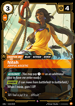 Nilah, Joyful Ascetic UNL-115 Rare Near Mint Englisch Foil