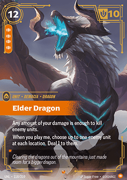 Elder Dragon UNL-118 Epic Boosterfrisch Englisch Foil