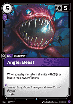 Angler Beast UNL-132 Uncommon NM Englisch