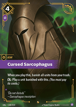 Cursed Sarcophagus UNL-148 Epic Near Mint Englisch Foil