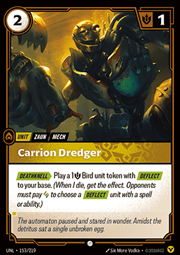 Carrion Dredger UNL-153 Common Near Mint Englisch Foil