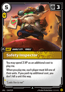 Safety Inspector UNL-164 Uncommon Near Mint Englisch Foil