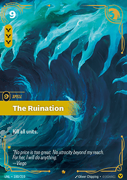 The Ruination UNL-180 Epic Near Mint Englisch Foil