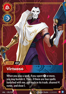 Jhin, Virtuoso (V.1) UNL-181 Rare Near Mint Englisch Foil