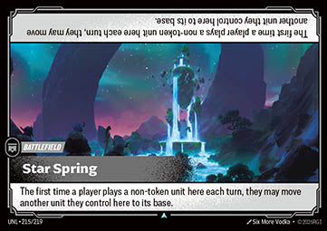 Star Spring UNL-215 Uncommon NM Englisch