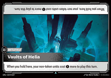 Vaults of Helia UNL-219 Uncommon NM Englisch Foil