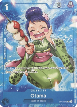 Otama (OP13-043) (V.1) UP Rare Near Mint Englisch
