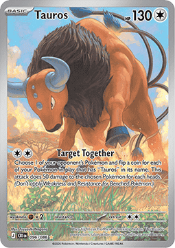 Tauros CRI-096 Illustration Rare Excellent Deutsch