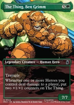 Das Ding, Ben Grimm XMSH-322 Uncommon Near Mint Deutsch