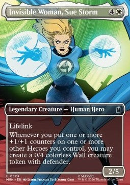 Invisible Woman, Sue Storm XMSH-323 Uncommon Near Mint Englisch