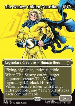 The Sentry, Golden Guardian XMSH-358 Rare Near Mint Englisch