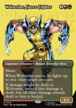 Wolverine, zäher Kämpfer XMSH-378 Rare Near Mint Deutsch