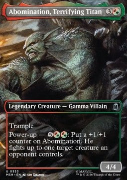 Abomination, Terrifying Titan XMSH-333 Uncommon Near Mint Englisch Foil