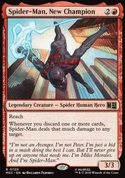 Spider-Man, New Champion XMSC-705 Rare Near Mint Englisch Foil
