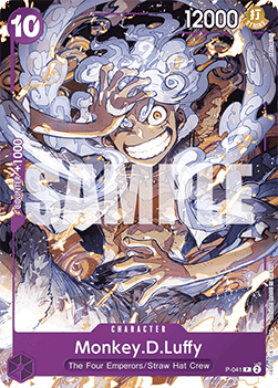 Monkey.D.Luffy (P-041) ST-18 Promo Near Mint Englisch