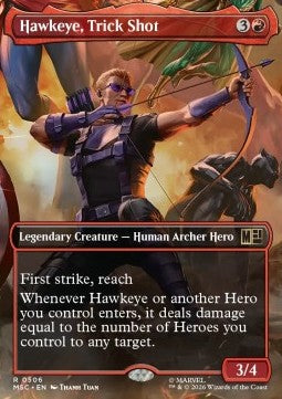 Hawkeye, Trick Shot XMSC-506 Rare Near Mint Englisch