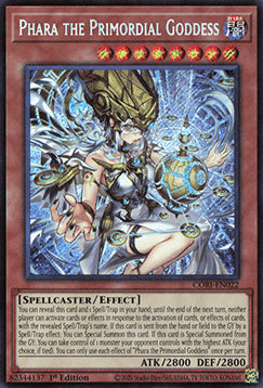 Phara die Urgöttin CORI-DE022 Secret Rare Near Mint Deutsch 1. Auflage