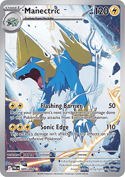 Manectric PBL-089 Illustration Rare Near Mint Englisch