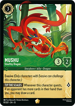 Mushu - Verstohlener Drache 13ATV-97 Legendary Near Mint Deutsch