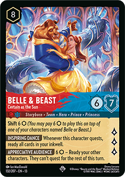 Belle & Biest - Wie das Licht der Sonn′ 13ATV-132 Super Rare Near Mint Deutsch Foil