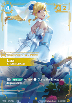 Lux, Crownguard VEN-SP6 Showcase Near Mint Englisch Foil