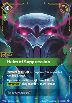 Helm of Suppression VEN-045 Epic Excellent Englisch Foil