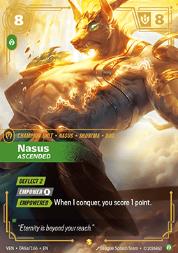 Nasus, Ascended VEN-046a Showcase Boosterfrisch Englisch Foil
