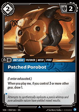 Patched Porobot VEN-058 Uncommon Near Mint Englisch Foil