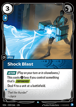 Shock Blast VEN-059 Uncommon Near Mint Englisch Foil