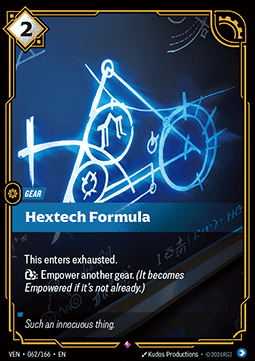 Hextech Formula VEN-062 Rare NM Englisch Foil
