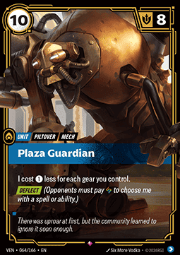 Plaza Guardian VEN-064 Rare Near Mint Englisch Foil