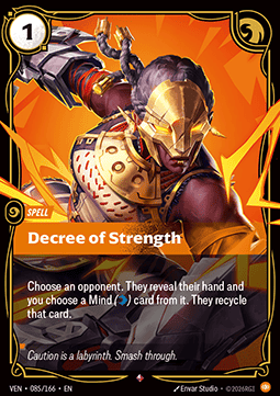 Decree of Strength VEN-085 Rare Near Mint Englisch Foil