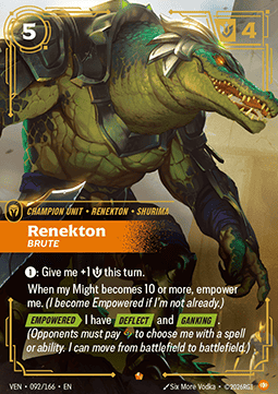 Renekton, Brute (V.1) VEN-092 Epic Near Mint Englisch Foil
