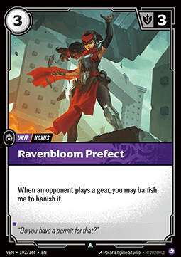 Ravenbloom Prefect VEN-102 Uncommon Near Mint Englisch Foil