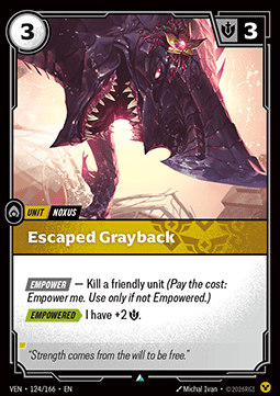 Escaped Grayback VEN-124 Uncommon NM Englisch Foil