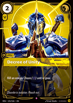 Decree of Unity VEN-131 Rare NM Englisch Foil