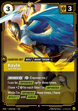 Kayle, Justified (V.1) VEN-134 Rare Near Mint Englisch Foil