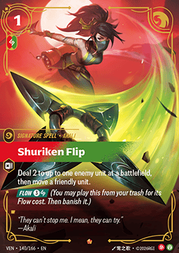 Shuriken Flip VEN-140 Epic Boosterfrisch Englisch Foil