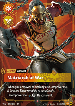 Ambessa, Matriarch of War (V.1) VEN-153 Rare Near Mint Englisch Foil
