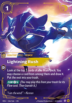 Lightning Rush VEN-156 Epic NM Englisch Foil